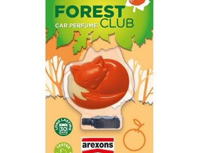 Poza AREXONS FOREST CLUB VOLPE (ARANCIA ROSSA) Odorizant grila aerisire (Vulpe) parfum portocale rosii 1